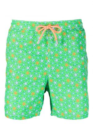 Stern shorts mit print Mc2 Saint Barth grün