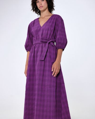 Košeľové šaty Aligne fialová