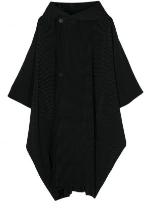 Palton plisat Homme Plisse Issey Miyake negru