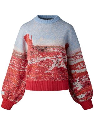 Pull en laine en tricot Canada Goose rouge