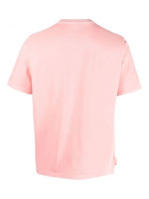 Bavlněné tričko s potiskem Autry růžové