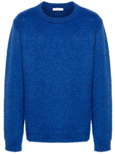 Sweter z okrągłym dekoltem Lemaire niebieski