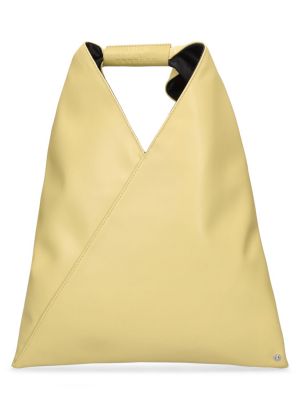 Kožená taška z imitace kůže Mm6 Maison Margiela zelená