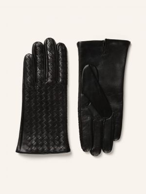 Rękawiczki skórzane Tr Handschuhe Wien czarne