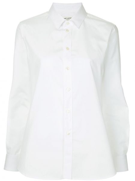 Риза Saint Laurent бяло