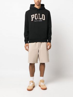 Kokvilnas kapučdžemperis ar apdruku Polo Ralph Lauren