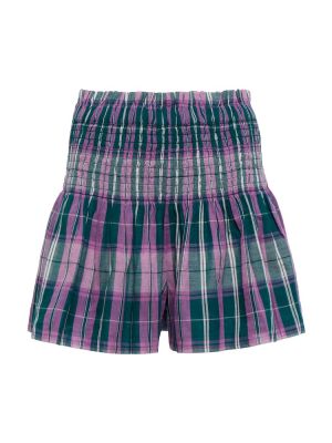 Puuvilla shortsit Marant Etoile violetti