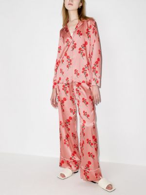 Pijama de flores con estampado Bernadette rosa