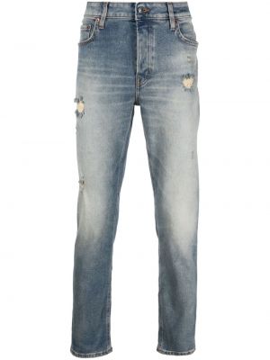 Slim fit skinny džíny s nízkým pasem Haikure modré