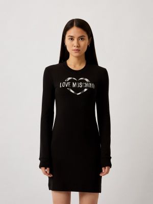 Платье Love Moschino черное