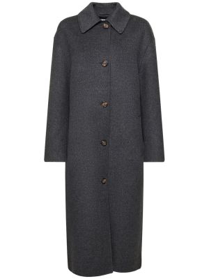 Cappotto di lana Toteme grigio