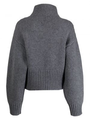 Sweter wełniany Cynthia Rowley szary