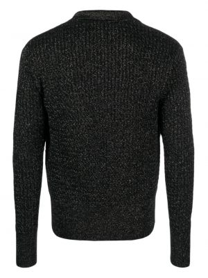 Pullover mit v-ausschnitt Sapio schwarz