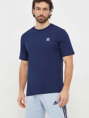 Памучна тениска с дълъг ръкав с апликация Adidas Originals