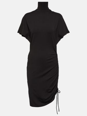 Mini vestido con cuello alto Marant Etoile negro