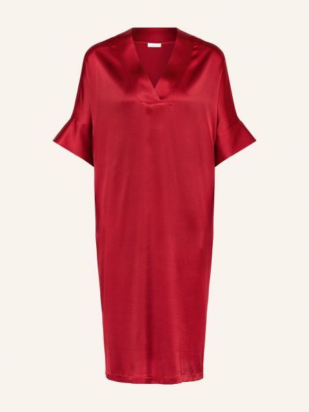 Hedvábné rovné šaty Mrs & Hugs červené