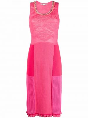 Αμάνικο φόρεμα Stella Mccartney ροζ