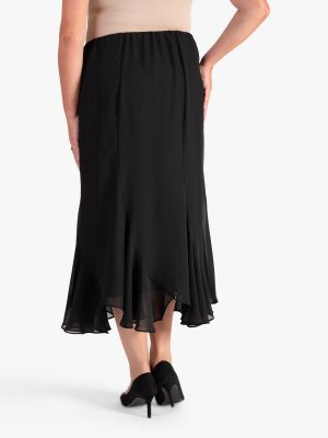 Шифоновая юбка Chesca черная
