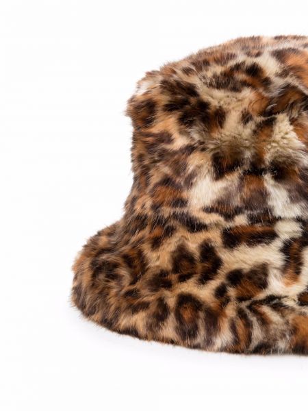 Sombrero de pelo leopardo P.a.r.o.s.h. marrón