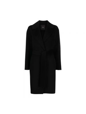 Manteau d'hiver en laine Pinko noir