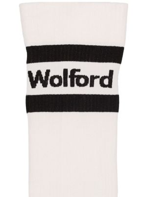 Calcetines de algodón Wolford blanco