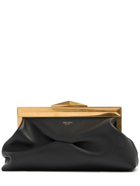 Lær mini bag Jimmy Choo svart