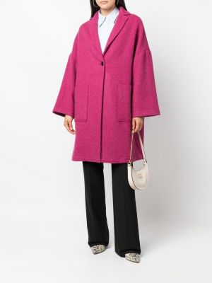 Woll mantel Paltò pink