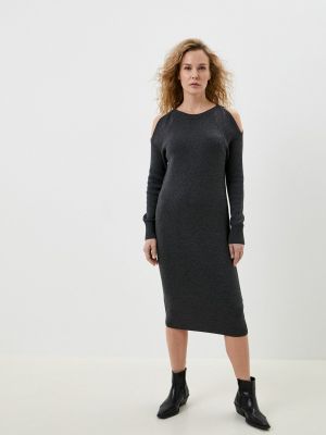 Платье-свитер Marytes серое