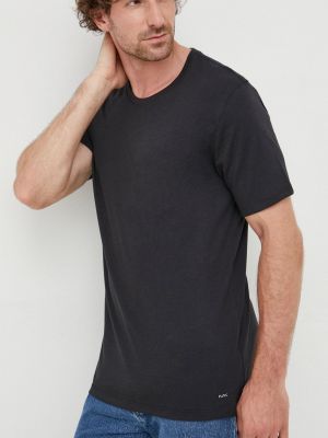 Koszulka bawełniana Michael Kors czarna