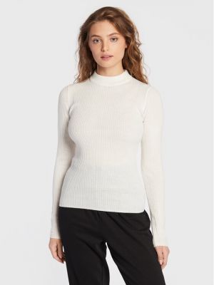 Пуловер slim Brave Soul бяло