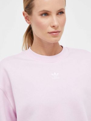 Рожевий однотонний светр Adidas Originals