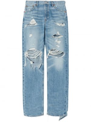 Luźne jeansy Re/done - Niebieski
