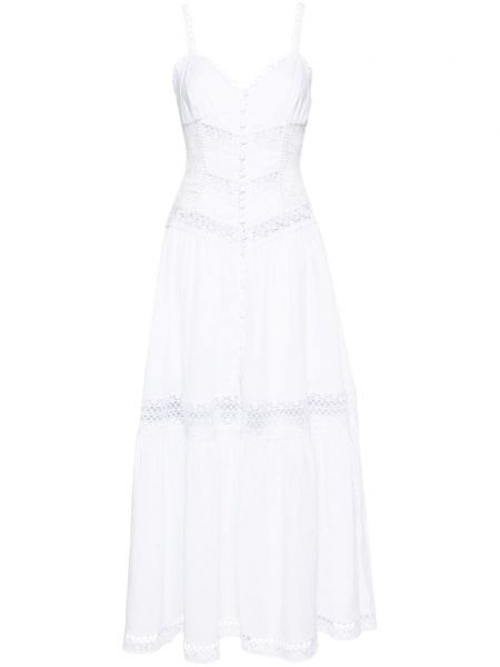 Φόρεμα με δαντέλα Charo Ruiz Ibiza λευκό