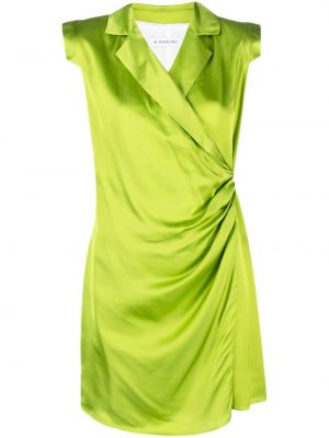 Saténové koktejlové šaty Manuel Ritz zelené