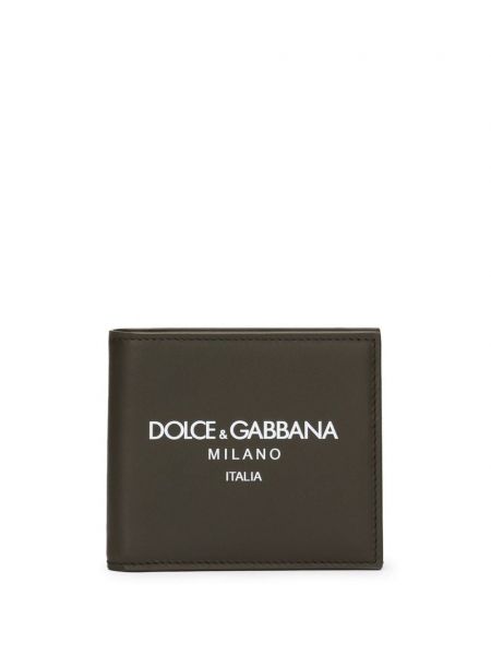 Baskılı deri cüzdan Dolce & Gabbana