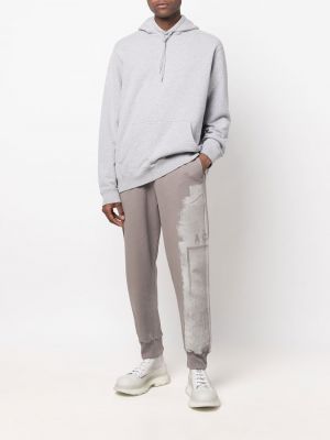 Sportovní kalhoty s potiskem A-cold-wall* šedé