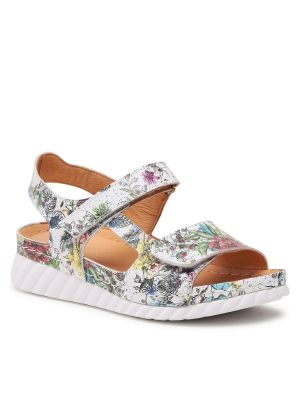 Sandales à fleurs Comfortabel blanc