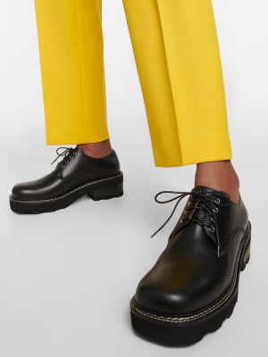 Pantofi brogue din piele Gabriela Hearst negru