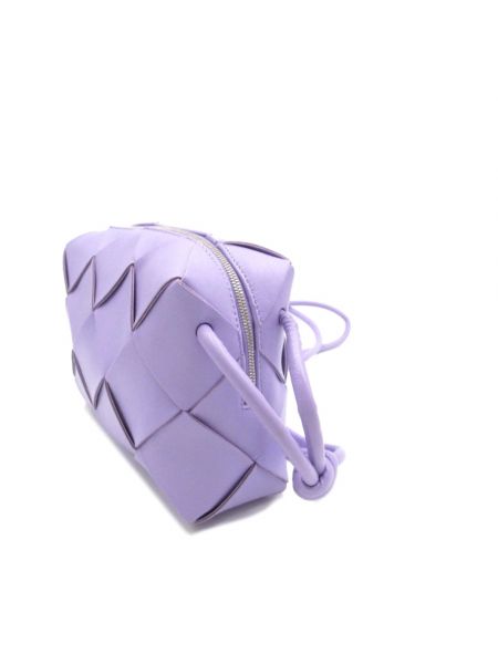Body de cuero elegante Bottega Veneta violeta