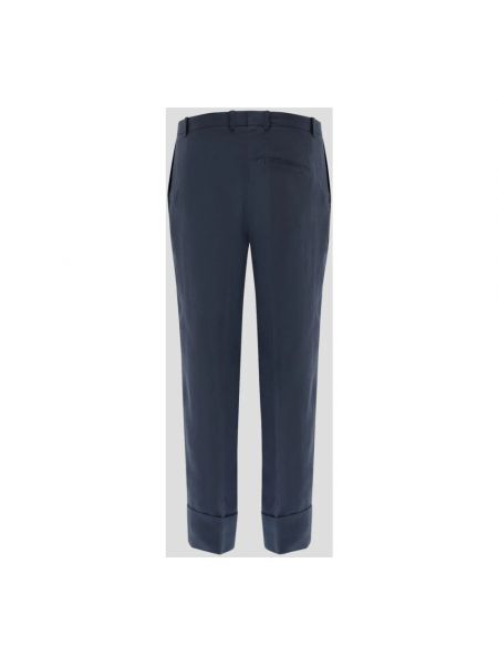 Pantalones slim fit Van Laack azul