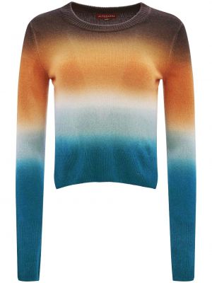 Kašmírový sveter s prechodom farieb Altuzarra hnedá