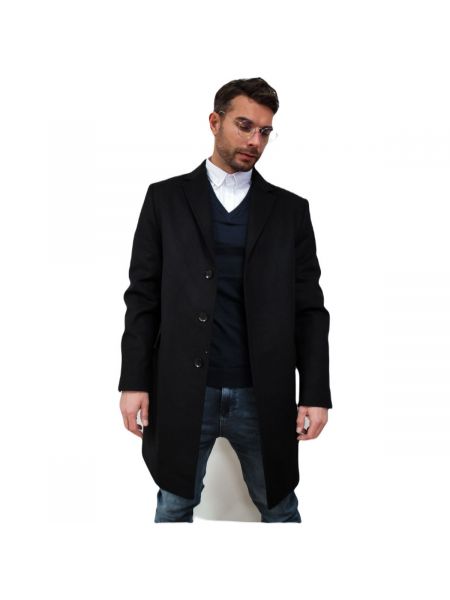 Vlněný kabát Zapana černý