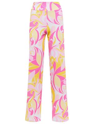 Παντελόνι από ζέρσεϋ Alexandra Miro ροζ