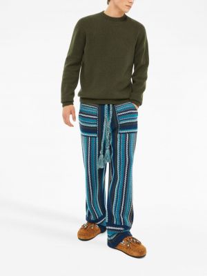 Pantalon en tricot Alanui bleu