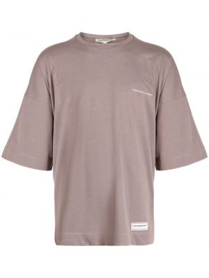 T-shirt con stampa oversize The Giving Movement grigio