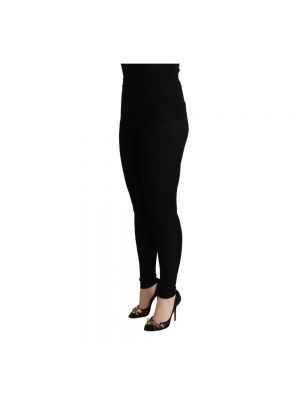 Leggings de cintura alta Dolce & Gabbana negro