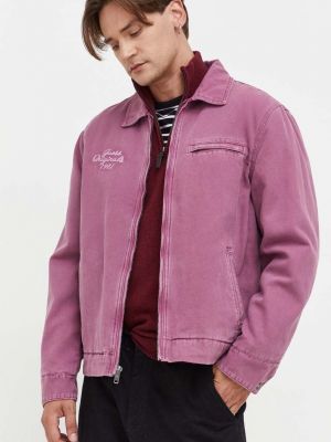 Джинсова куртка Guess Originals фіолетова