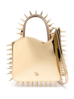 Leder shopper handtasche Le Silla gold