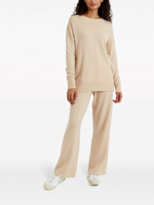 Pullover mit rundem ausschnitt mit plisseefalten Chinti & Parker beige