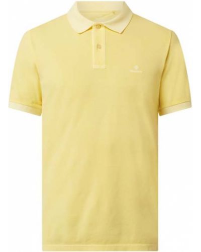 T-shirt Gant, żółty